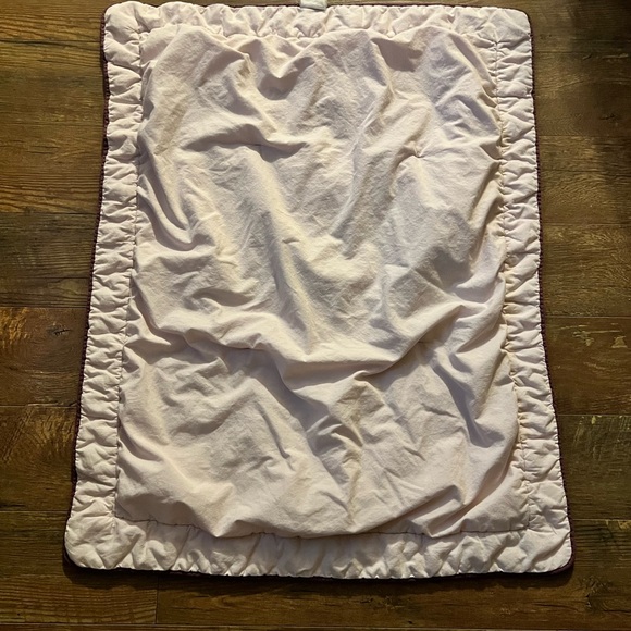 Pink and Cream Patchwork Quilt - Picture 2 of 2